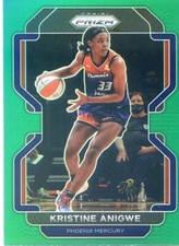2022 Panini Prizm WNBA KRISTINE ANIGWE #196 GREEN PRIZM MERCURY
