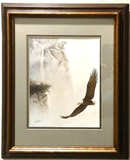 "Eagle Protecting Nest" by Fenske  Print