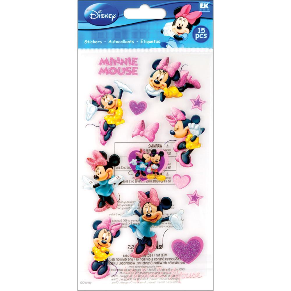 Scrapbooking Stickers Disney Minnie Mouse Pink Bows Shoes