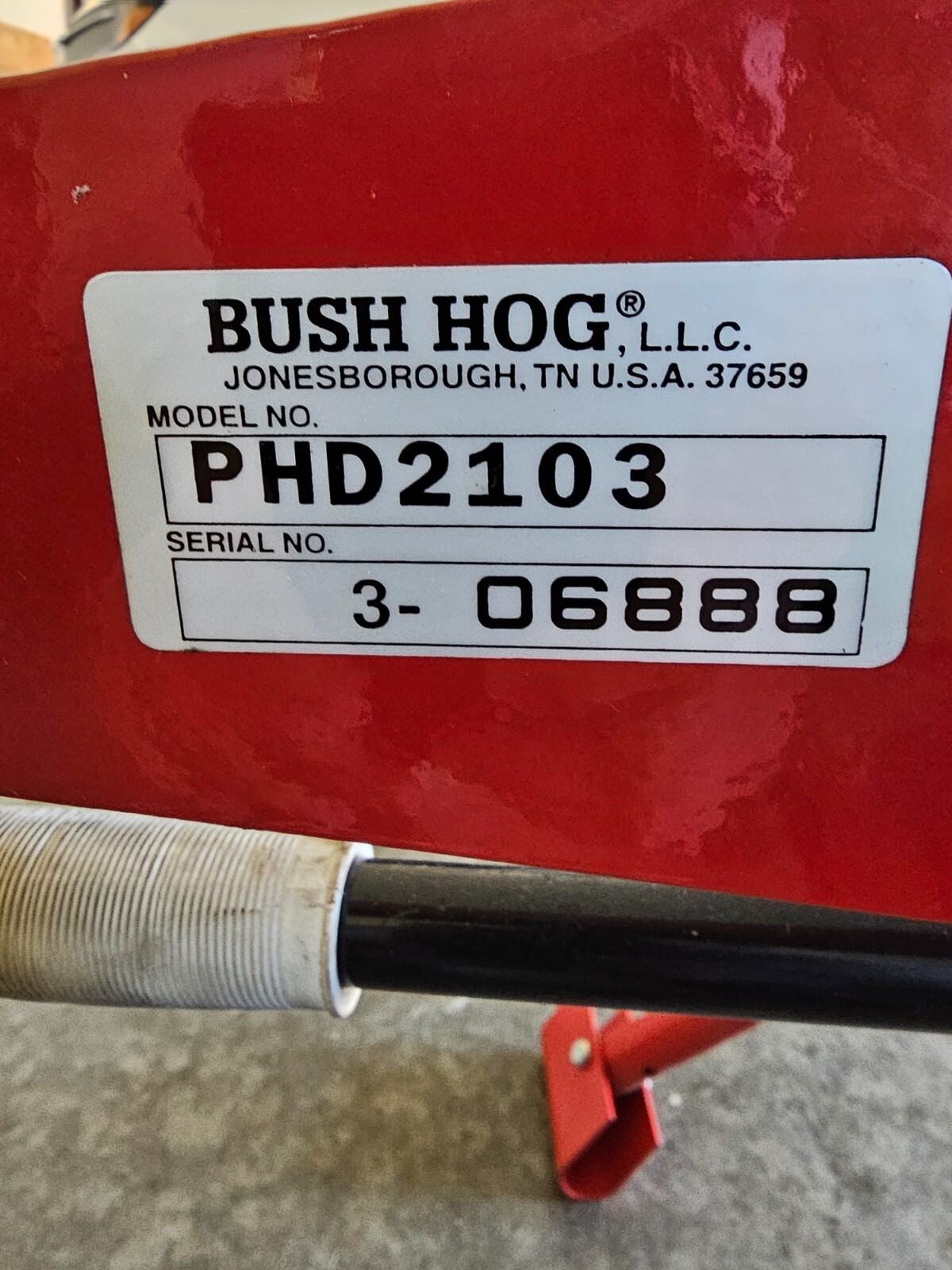 Bush Hog Post Hole Digger Model PHD2103 with Stand eBay