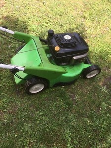 benzin rasenmäher mit radantrieb Wiking  auffang und Mulchen