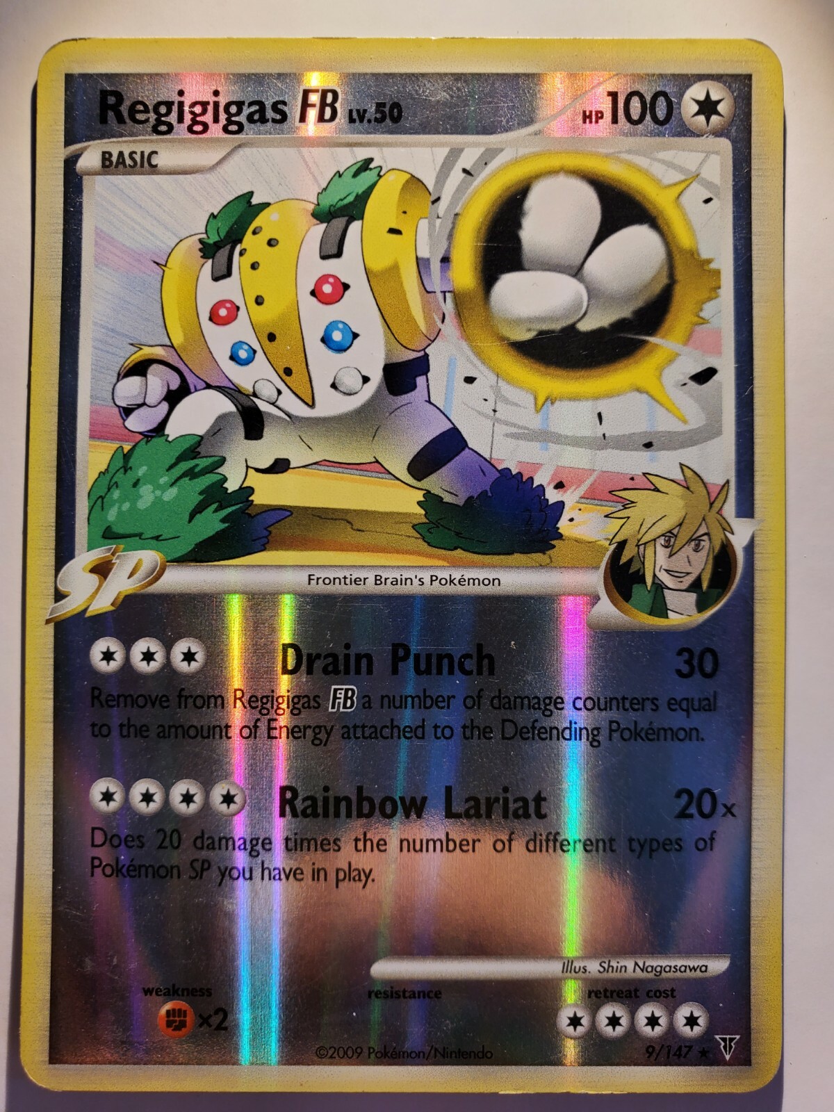 Regigigas FB 9/147 Supreme Victors Reverse Holo Rare -LP- Pokemon DNA GAMES