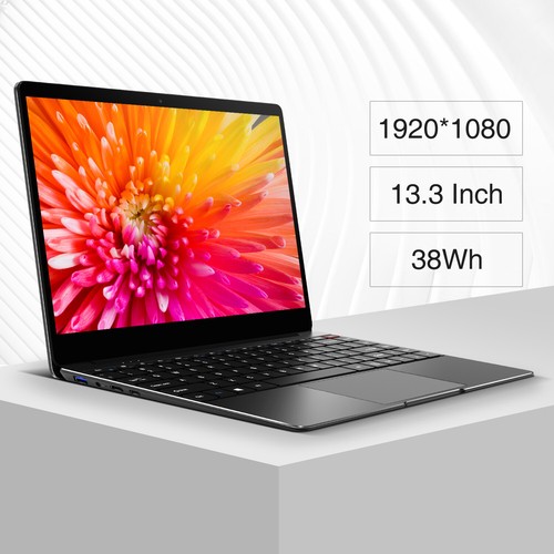 CHUWI GemiBook Laptop, 13.3'' IPS Glass, Intel Core, 12GB, 256GB SSD, Win10 Home - Afbeelding 9 van 12