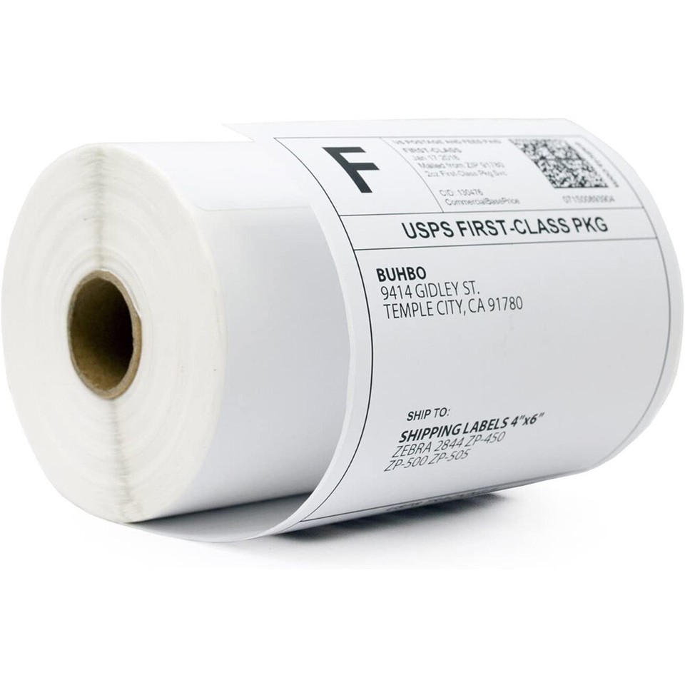 Etichette termiche dirette 100x80 mm - 1 Rotolo (350 etichette termiche Etichette termiche dirette 100x80 mm - 1 Rotolo (350 etichette termiche