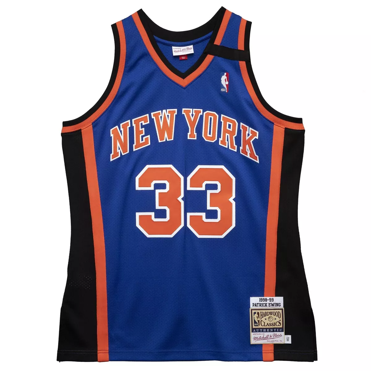 MITCHELL & NESS NBA AUTHENTIC JERSEY NY KNICKS 98 PATRICK EWING