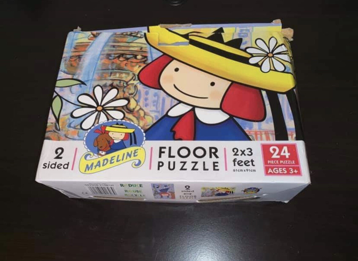 madeline floor puzzle 2x3 ft. 2 sided 24 pieces | eBay