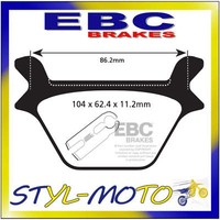 FA200 BeläGe Organica Hinten EBC Harley Davidson Fxd Dyna Super Glide 1995-1998