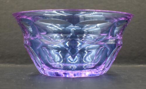 Hand Blown Moser Alexandrite Faceted Finger Bowl, Circa 1950 - Picture 3 of 7