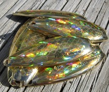 Northland Tackle Forage Minnow Casting Spoons Lot of 10- 2 3/4" D3