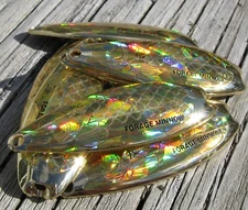 Northland Tackle Forage Minnow Casting Spoons Lot of 10- 2 3/4" D3