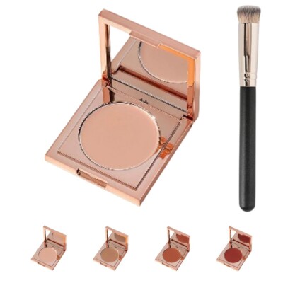 Colored Clay CC Undereye Corrector Under Eye Concealer Eye Corrector and Brush!