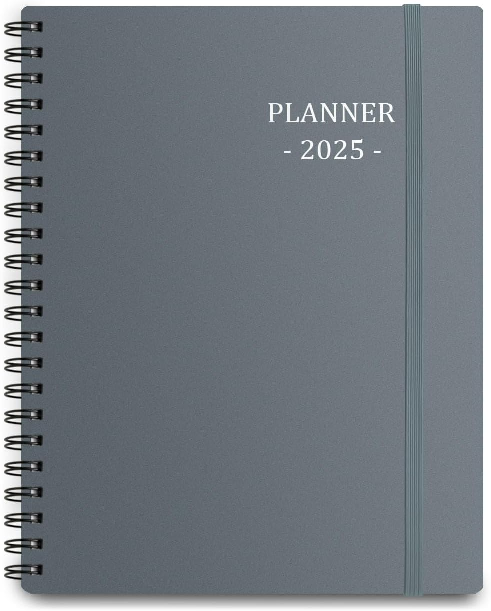 Planner 2025, Jan 2025 - Dec 2025 Weekly Monthly Planner with 12 Monthly Tabs --image