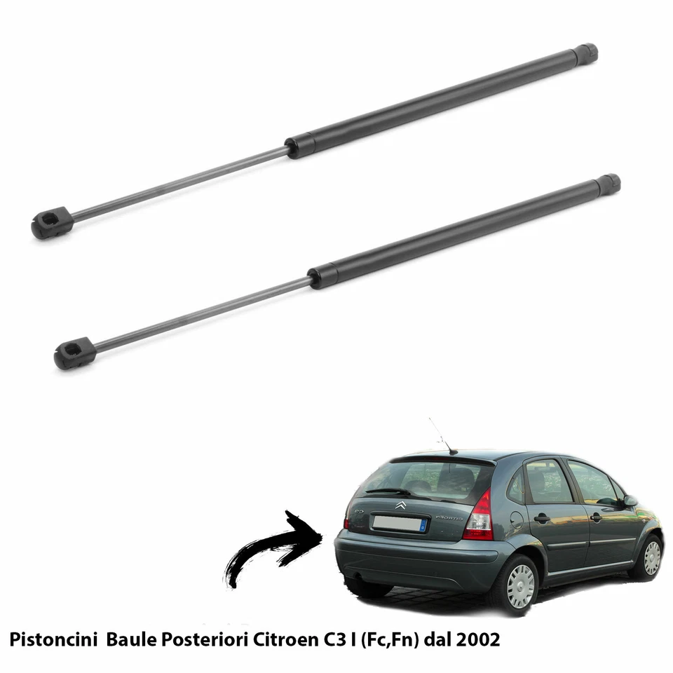 2 MOLLE A GAS PISTONI PISTONCINI PORTELONE BAGAGLI CITROEN C3 I (FC,FN) 2002