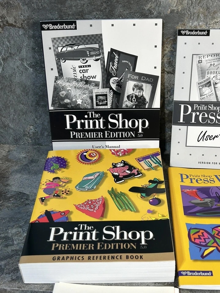 Broderbund The Print Shop Publishing Suite Cd Plus Books - Image 4 of 4
