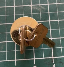 Marks Mortise Cylinder Brass 2 Keys Locksmith Handyman Lock