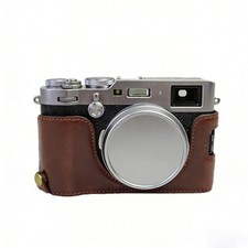 New Leather Case Mirrorless Camera Bag Protective Base Cover For Fujifilm X100f