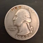 1942-P Washington Silver Quarter