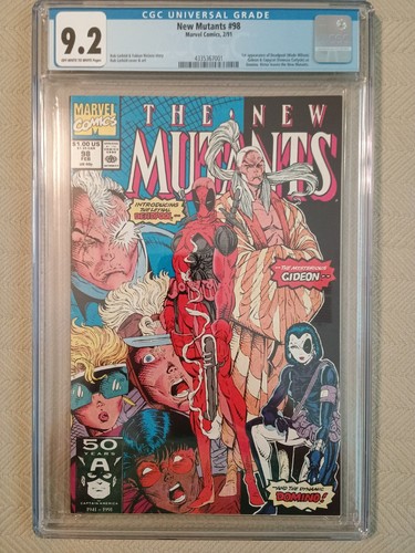 The New Mutants #98 (Marvel Comics February 1991) CGC 9.2