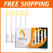 Church Service LED Candlesticks - 25-Pack Battery Operated