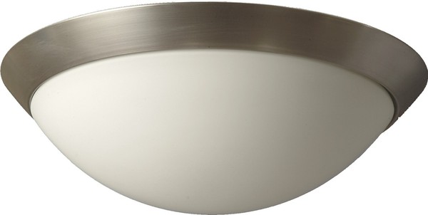 Bauhaus Deckenleuchte Ø30Cm E27 In Nickel Leuchte Decke Innenlampe Deckenlampe-image