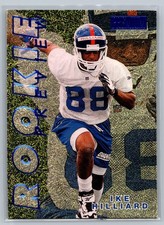 1997 SKYBOX PREMIUM CARD # 10 of 15 Ike Hilliard - New York Giants - Rookie. rookie card picture