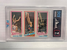 1980-81 Topps - Kareem Abdul-Jabbar, John Shumate, Larry Demic DCS NM 7