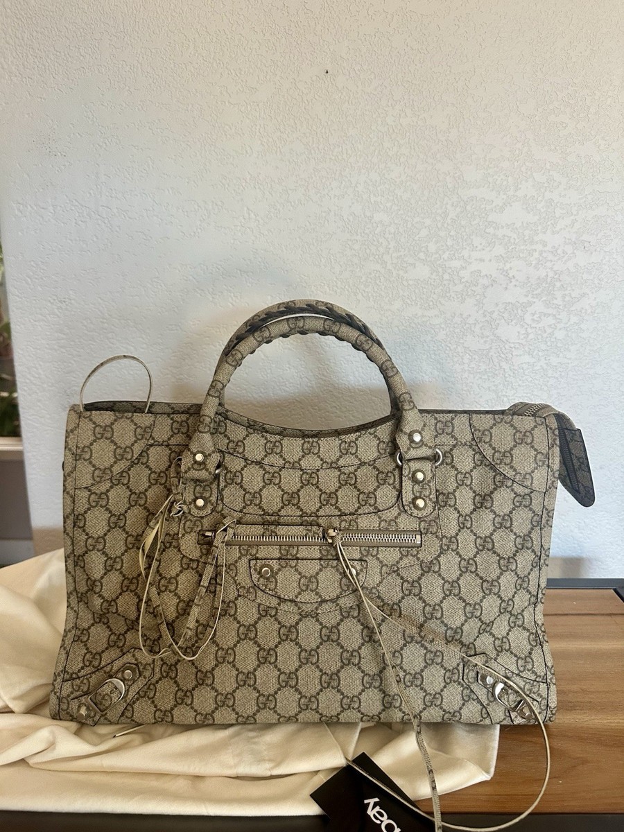 グッチ バレンシアガ コラボ 【 ハッカープロジェクト 】ネオクラシックバッグ Gucci x Balenciaga The Hacker Project Neo Classic City Bag GG