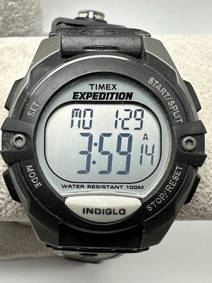 Timex T40941 Mens 334 Watch New Battery Expedition Indiglo Compass 42MM 8.5'' P26