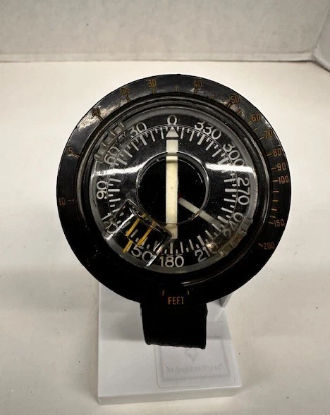 Profondimètre Aqualung analogique avec bracelet