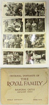 THE ROYAL FAMILY Balmoral Castle Informal Snapshots 1951 James Reid PC003