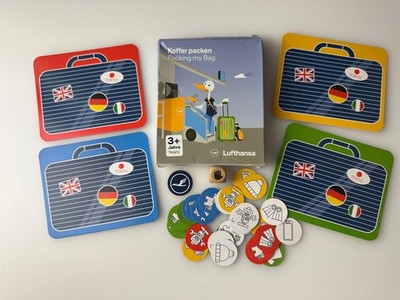 Spiel Lufthansa Koffer packen Minispiel Ich packe meinen Koffer - ab 3 Jahren