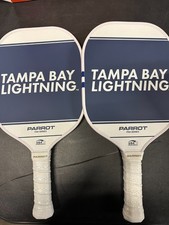Lot of 2 Parrot Tampa Bay Lightning Sport Plus Pickleball Paddles