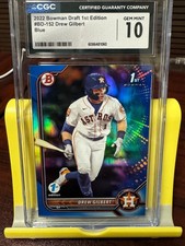 2022 Bowman Draft 1st Edition Drew Gilbert #BD-152 Blue 14/150