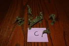 Vintage Marx American Army 9-Piece Medic, Stretcher, Wounded GI's Set Tank C MPC