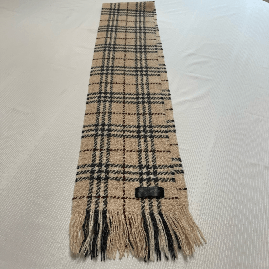 Burberry London Merino Wool Nova Check Plaid Scarf