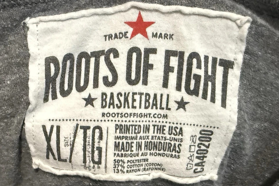 Camisa gris grande vintage Roots of Fight Allen Iverson #3 Philadelphia 76ers XL Foto 4 de 4