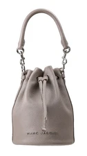 Marc Jacobs The Groove Webbing Bucket Bag In Concrete 4R3HCR013H02