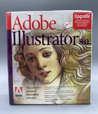 Adobe Illustrator 8.0 Windows Version with Disks, Serial Number, Manual RARE