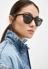 Ray-Ban RB2185 II Classic Sunglasses Tortoise Frame with Green 902/31 52-150