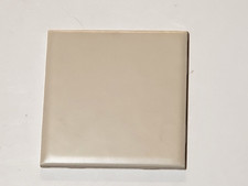 Vtg One 80s AO Ceramic Tile - Bone, Off-White...