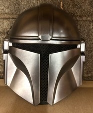 The Mandalorian Mask Beskar Armor 1/2 Mask Star Wars Rubie's Halloween New