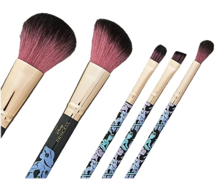 Juego de 5 brochas de maquillaje y 3 esponjas cosméticas Disney Princess Beauty nuevo en caja Foto 3 de 3