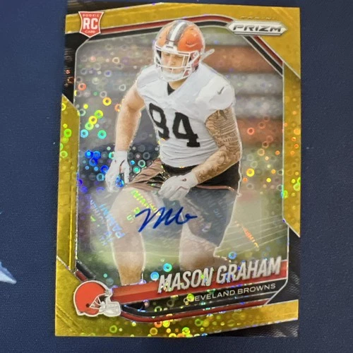 2025 Panini Prizm Football Gold Mason Graham #354