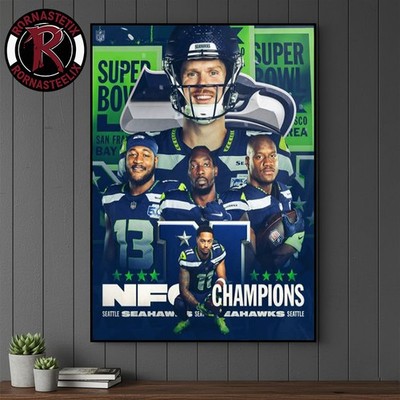 Congrats S*eattl3 Team S*eahAwks Wins NFC Champions 2025-26 Super Bowl LX Poster