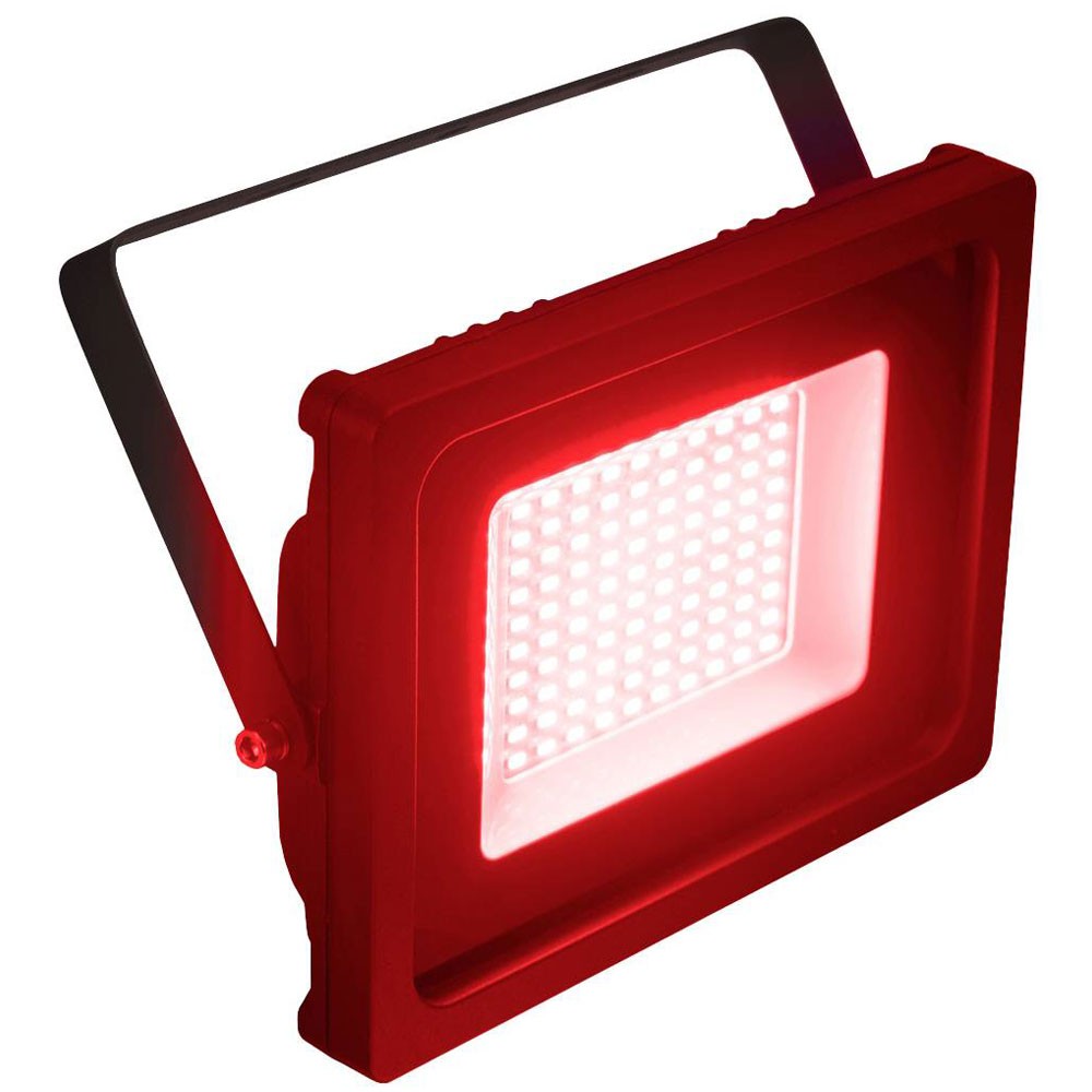 Eurolite LED Floodlight 55W IP65 Red Outdoor SMD Lighting