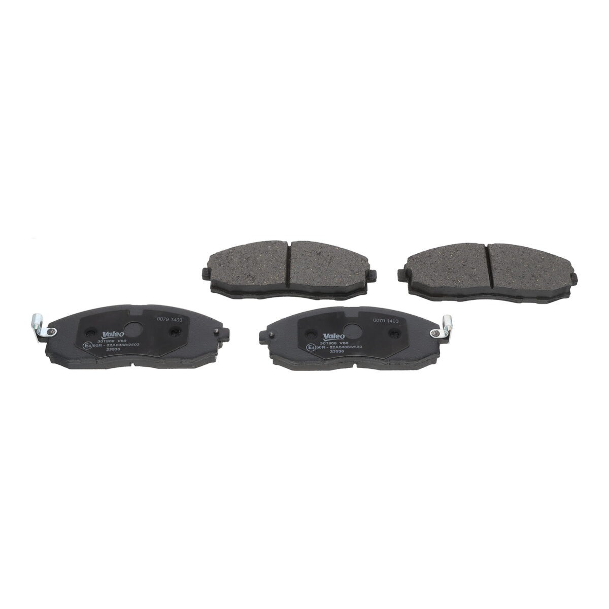 Plaquettes de frein Valeo 301908 de rechange pour kit de frein à disque de voiture