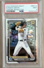 Konnor Griffin 2024 Bowman Chrome Refractor RC 1st #BDC-22 Pirates PSA Mint 9