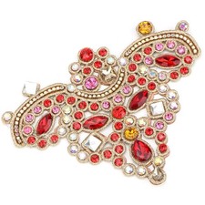 2pcs Rhinestone Applique, Garment Applique Rhinestone Crystal Applique Sew On...