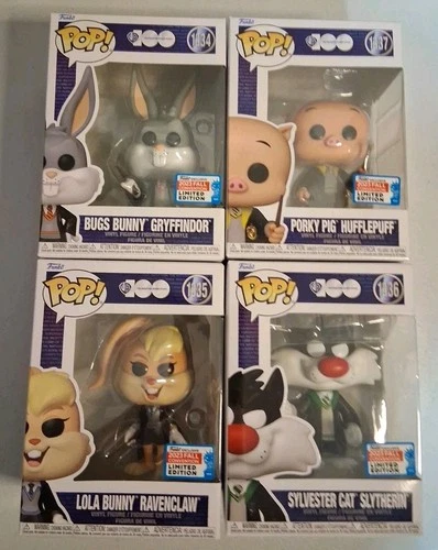 *Complete* Harry Potter/ Looney Toons - Bugs Lola Daffy And Sylvester Funko Pops