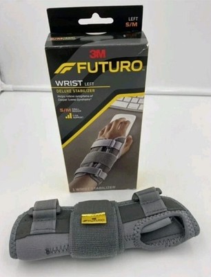 Futuro Wrist Deluxe Stabilizing Left Size S/M Firm Support New
